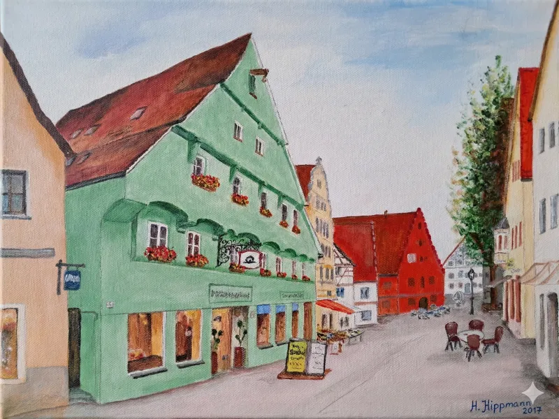 Gemälde der Metzgerei Schlecht