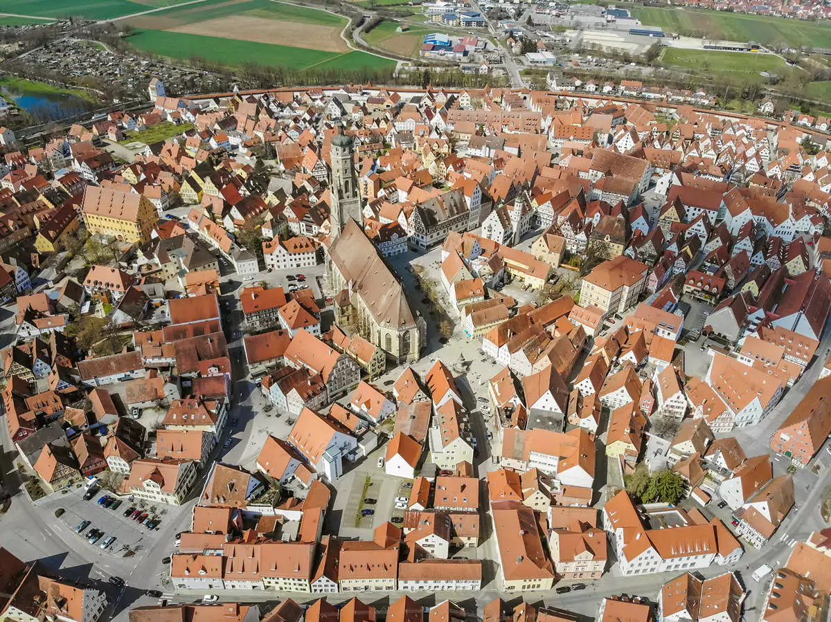 Blick auf Nördlingen